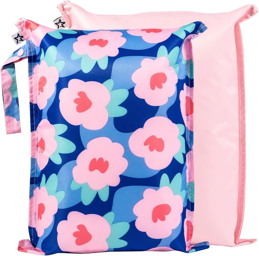 Tiny Twinkle Mess-proof Wet Bags 2 Pack Waterproof and Washable Bag for Travel storage, Stroller,... | Amazon (US)