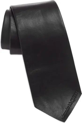 Alexander McQueen Leather Tie | Nordstrom | Nordstrom