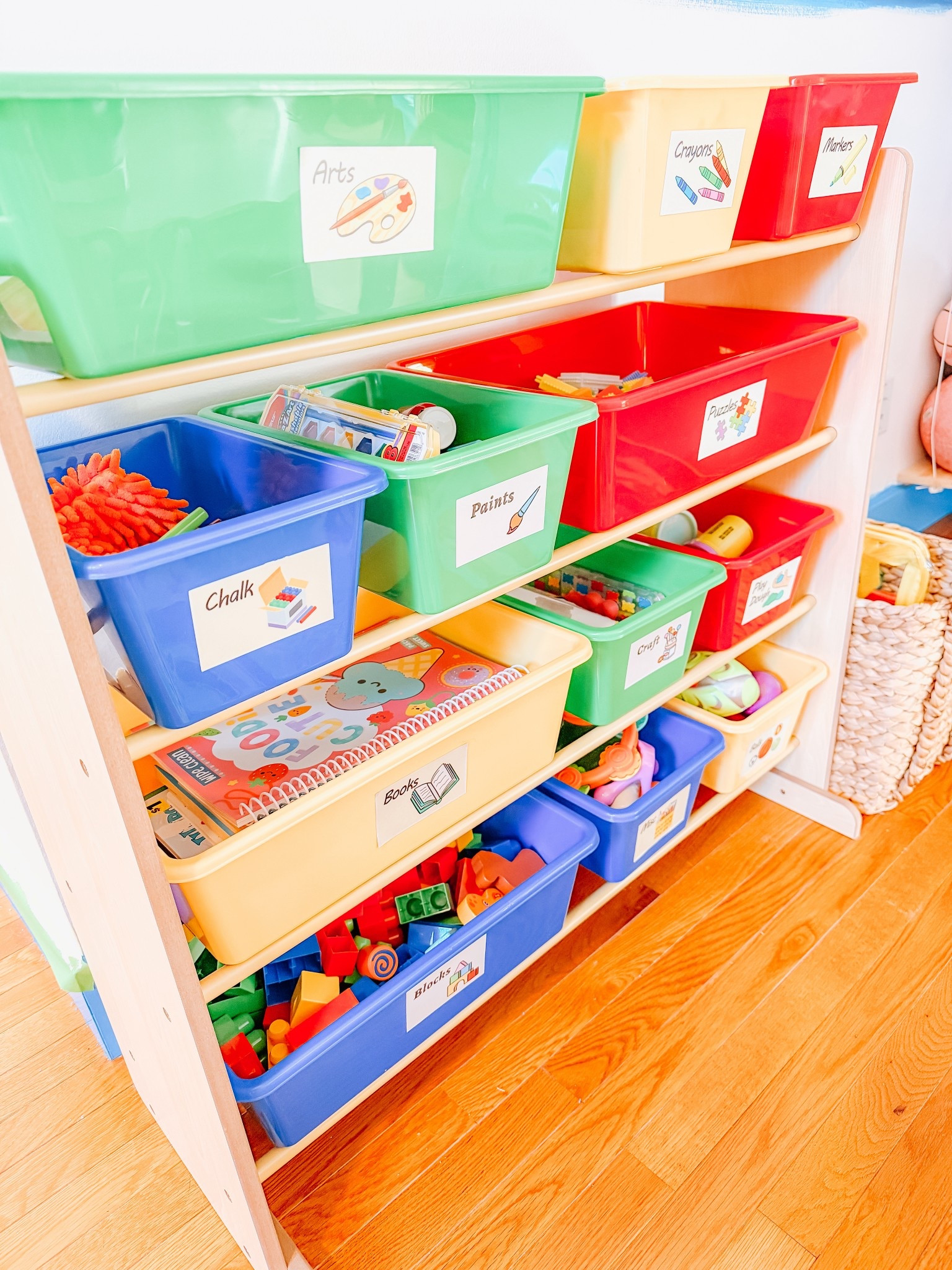 Toy Storage organizer with colorful bins + toy labels #amazonhome #amazonkids

#LTKmomlife #LTKHome #LTKKids