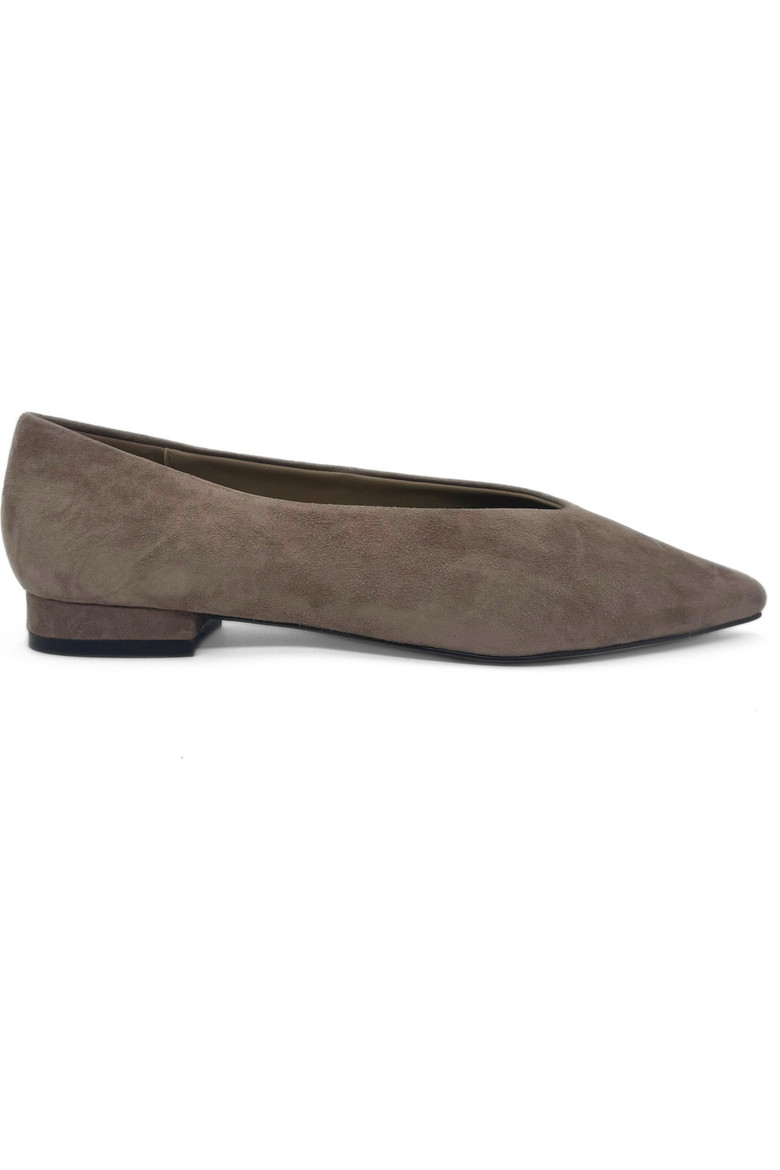 Amie Rafa Riley Suede Ballet Flats in Brown at Nordstrom, Size 8.5 | Nordstrom