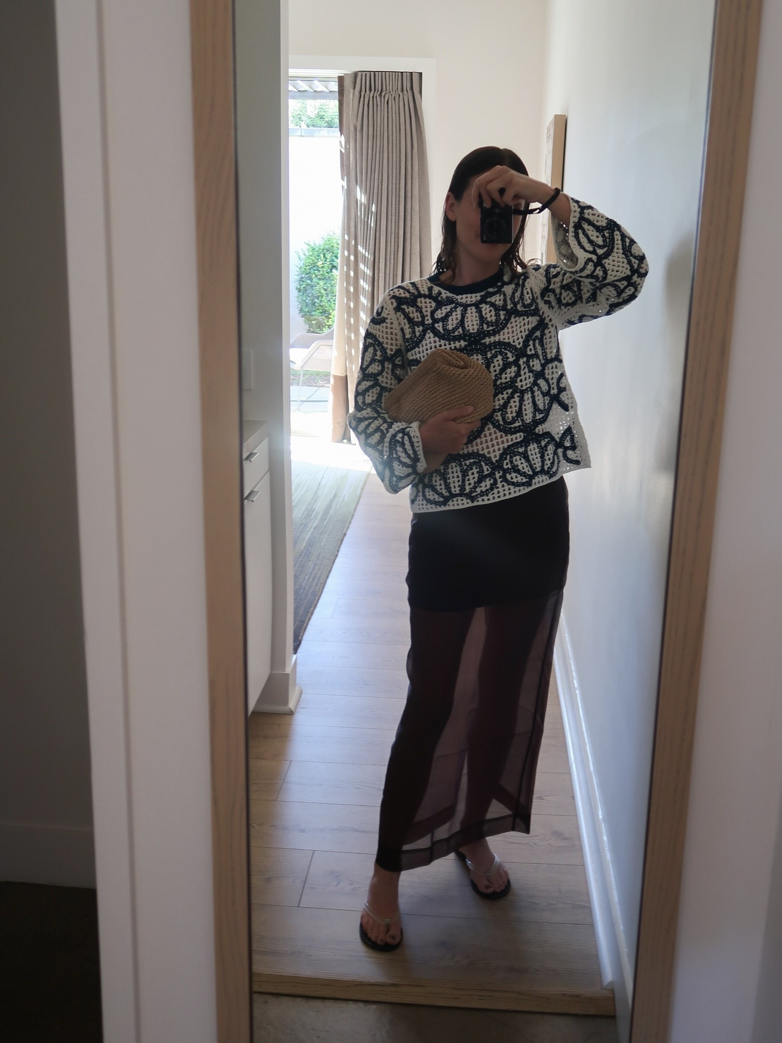 Sheer organza skirt and embroidered knit for a resort wear look for dinner 🤎

I took my larger size in the skirt!

#LTKSeasonal #LTKTravel