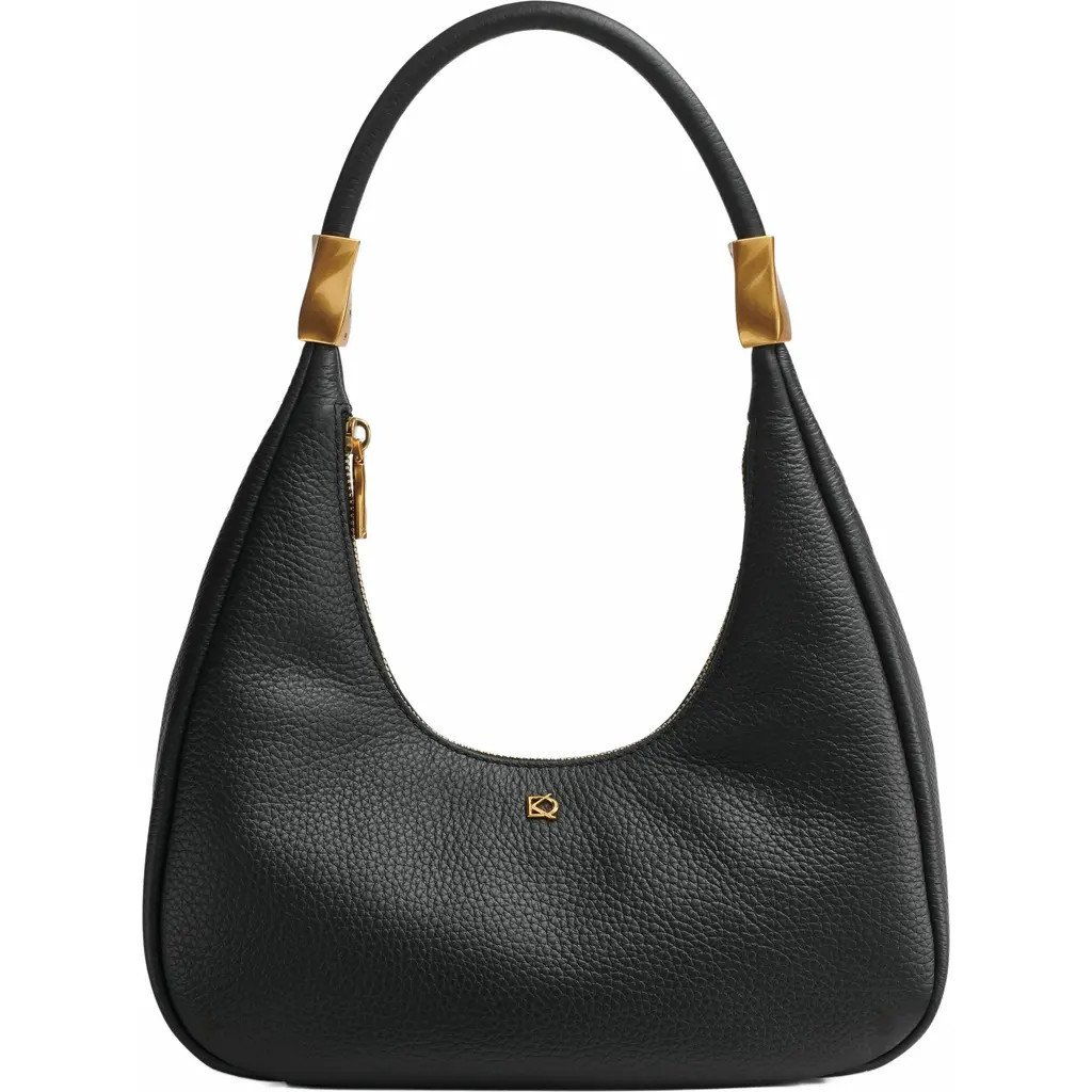 Donna Karan New York Quogue Shoulder Bag in Black/gold at Nordstrom | Nordstrom