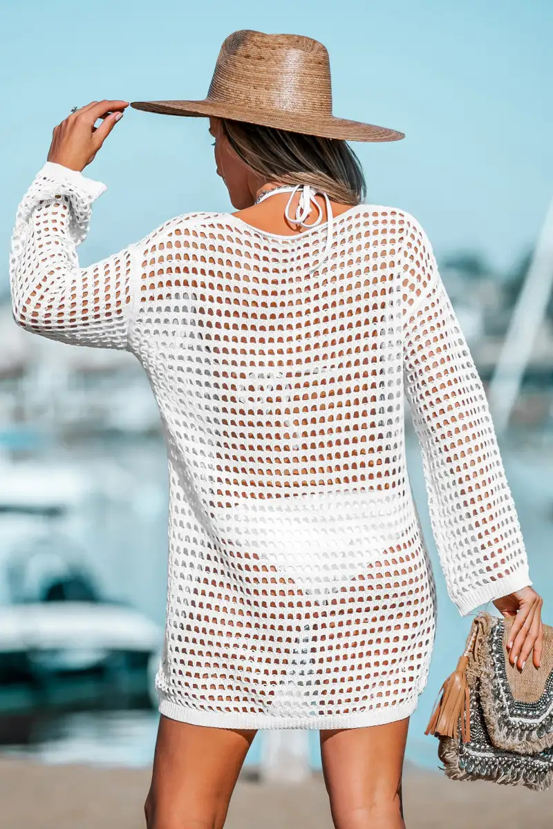 Malee Crochet Knit Swim Cover-Up | Cupshe US