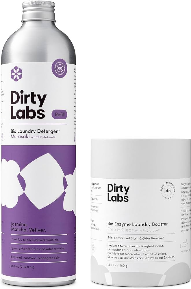 Dirty Labs | Murasaki Sustainable Set | Murasaki 80 Loads & Bio-Enzyme Booster | Hyper-Concentrat... | Amazon (US)