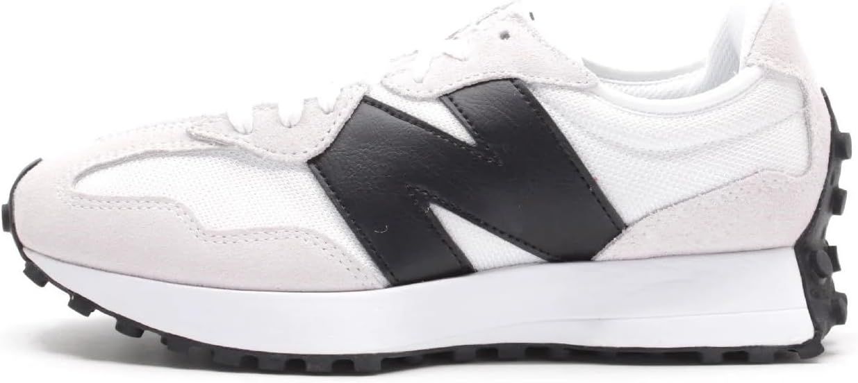 New Balance Men's 327 Sneaker, White with Black | Amazon (US)