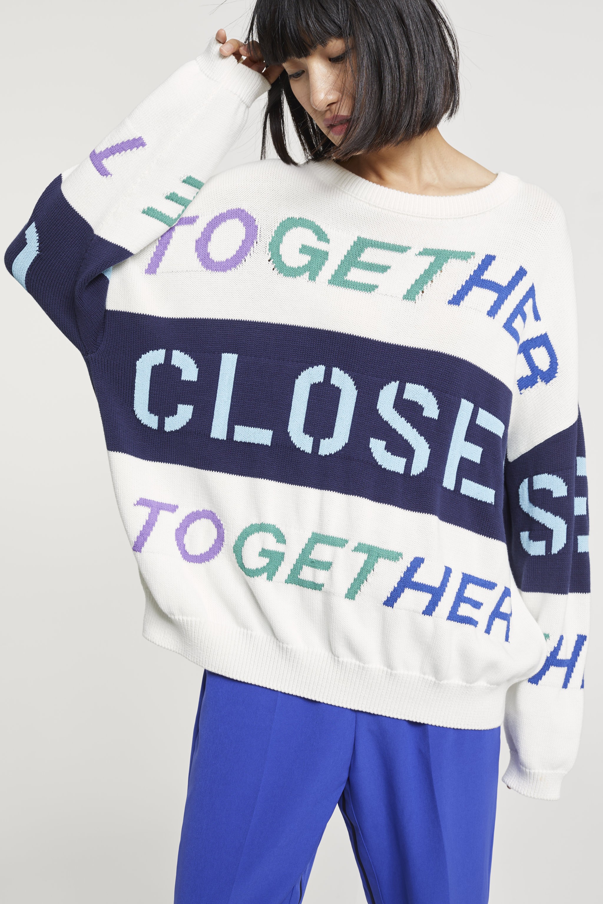 CLOSED Oversized Baumwollpullover multi color | Closed DE