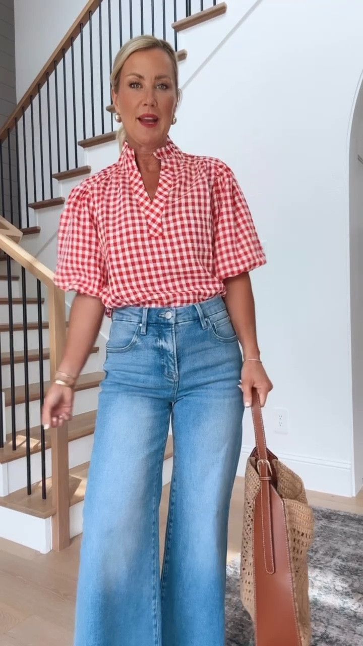 The perfect gingham shirt to throw on and head out the door! Use code CASSIE15 for 15% off! 

#LTKStyleTip #LTKSeasonal #LTKOver40