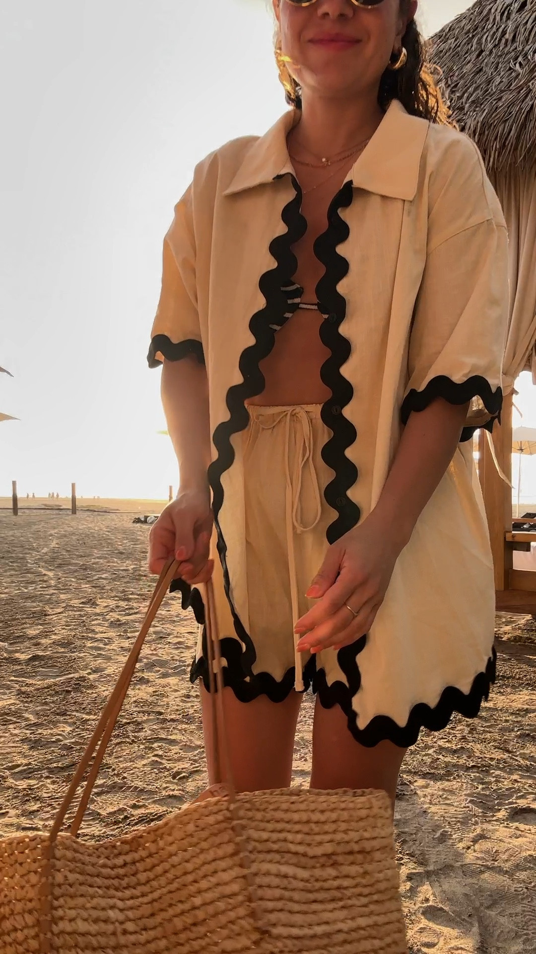 We spent the whole day at the beach yesterday! This was my outfit. 
This Amazon set is so good. It’s oversized so do not size up! I’m wearing a size small. 
Amazon finds, Amazon fashion, matching set, vacation outfits, vacation style

#LTKFindsUnder50 #LTKTravel #LTKSwim