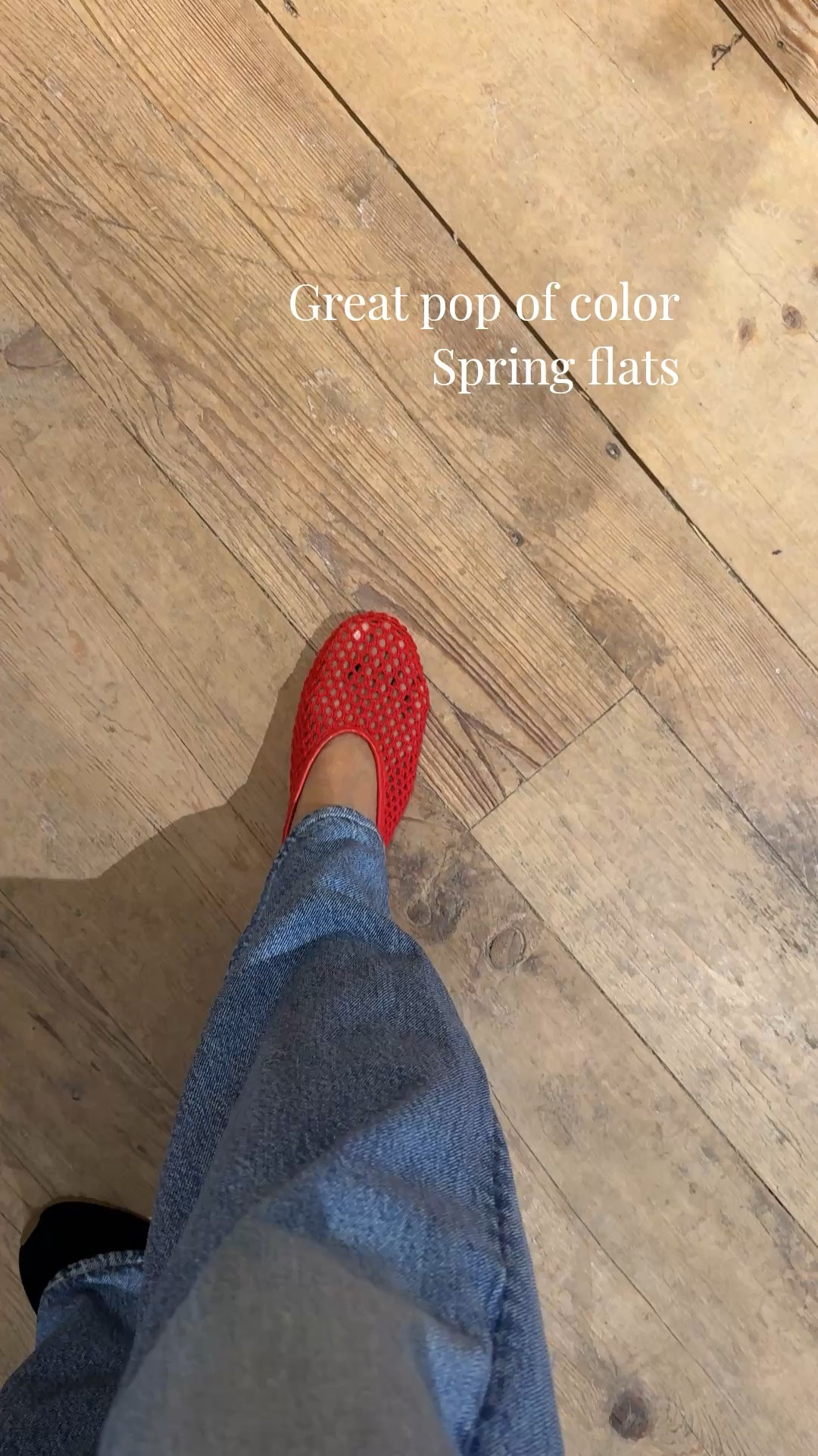 Spring outfit. Spring shoes. Spring break. Vacation  Ballet flats. Mesh flats. Mesh shoes. 
These are even cuter in person. Comfy and seem to be good quality for a delicate shoe. 
True to size. 
Footbed seems a bit cushiony. 
Also comes in red and dark brown. 


#LTKOver40 #LTKTravel