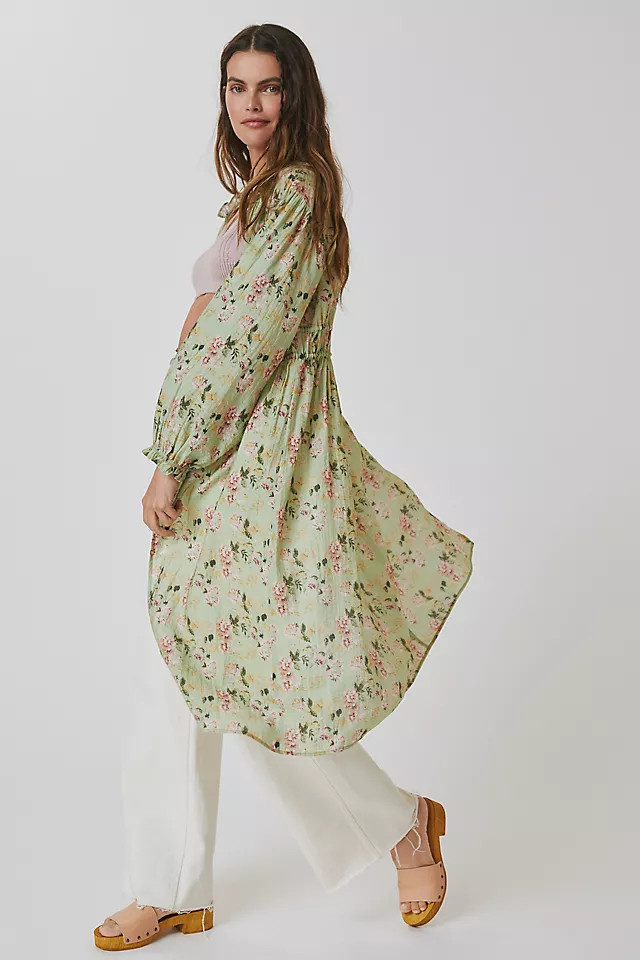 Current Air Green Duster | Anthropologie (US)