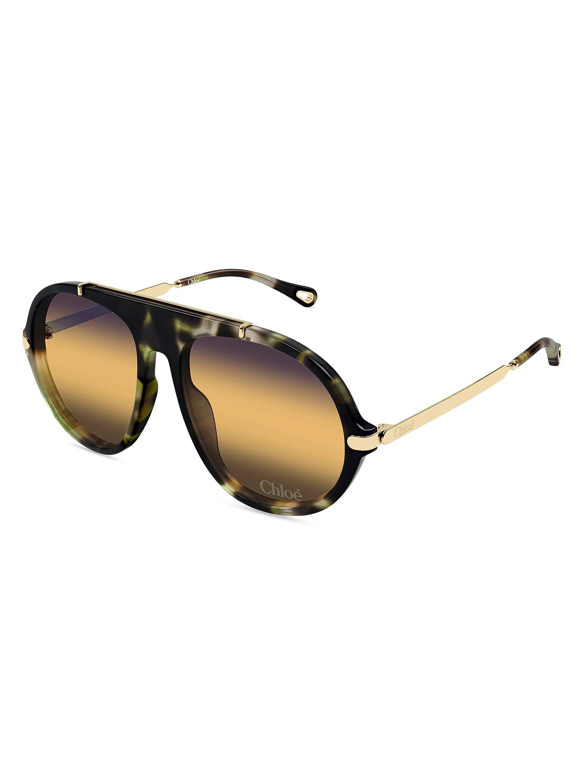 Aly Combi 58MM Pilot Sunglasses | Saks Fifth Avenue