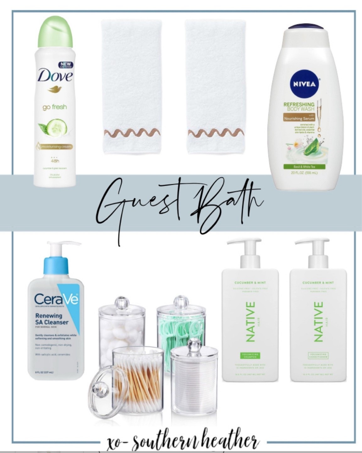 The pretty stuff to refresh your guest bathroom for the new yearr 

#LTKhome