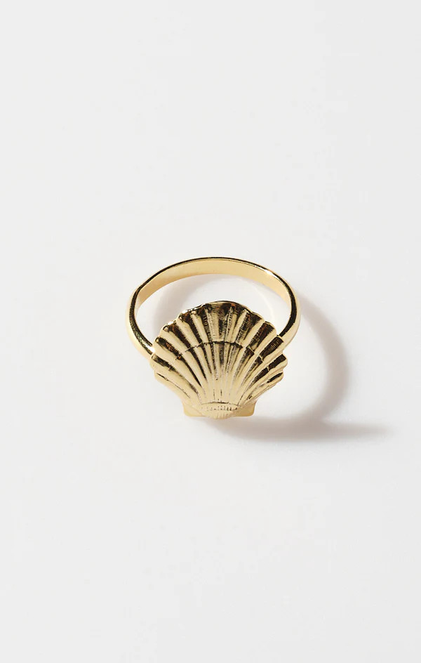 Faithy Jewels Sophie Shell Ring ~ Gold | Show Me Your Mumu