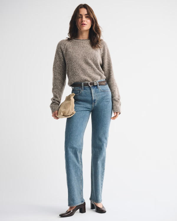 Women's High Rise 90s Relaxed Jean | Women's New Arrivals | Abercrombie.com | Abercrombie & Fitch (US)