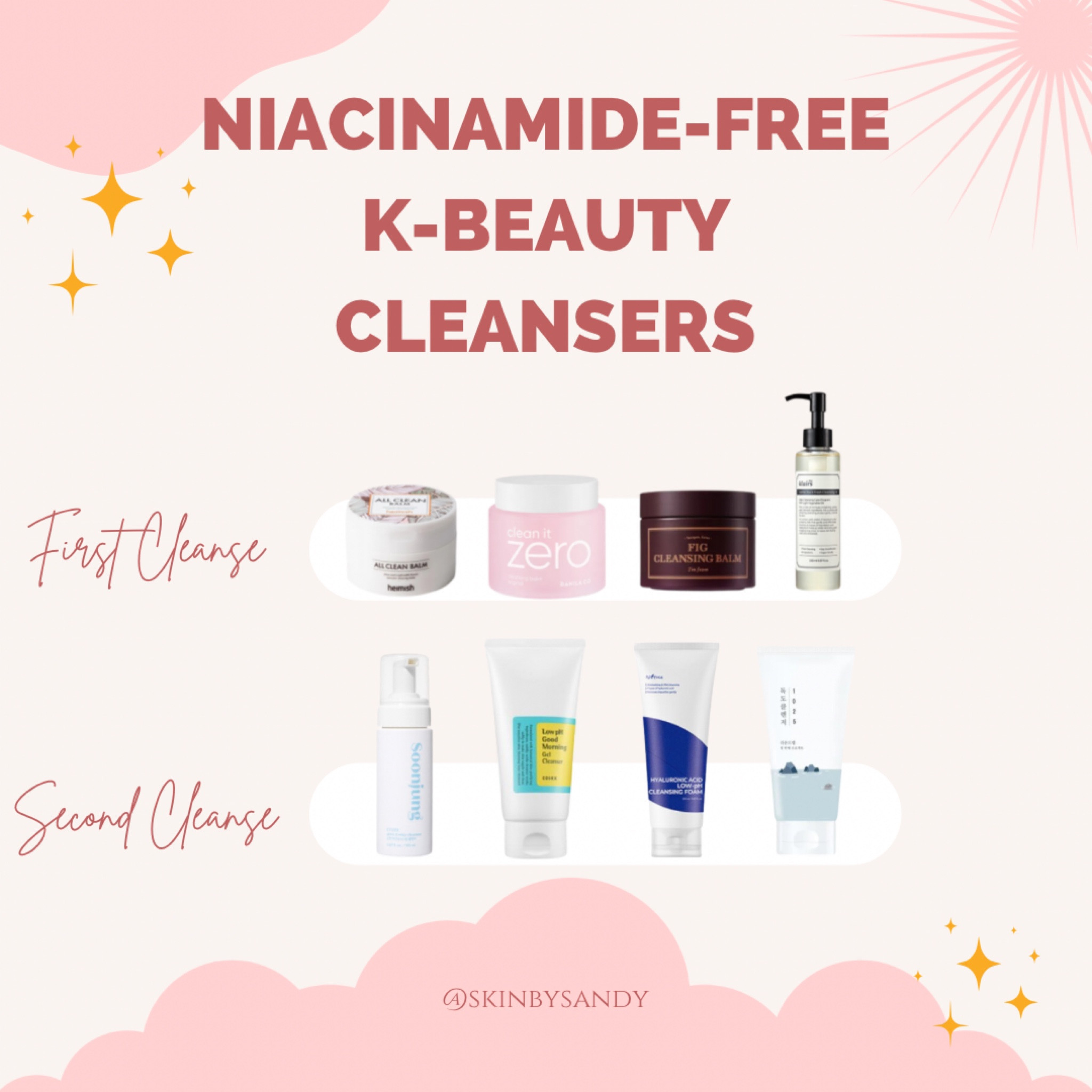 niacinamide is such a wonderful ingredient, targeting issues from excess sebum to dull skin! however, with the over saturation of niacinamide in every product, many of us have developed sensitivities. 

here are some korean cleansers that don’t contain niacinamide! 

#LTKFindsUnder50 #LTKBeauty #LTKGiftGuide