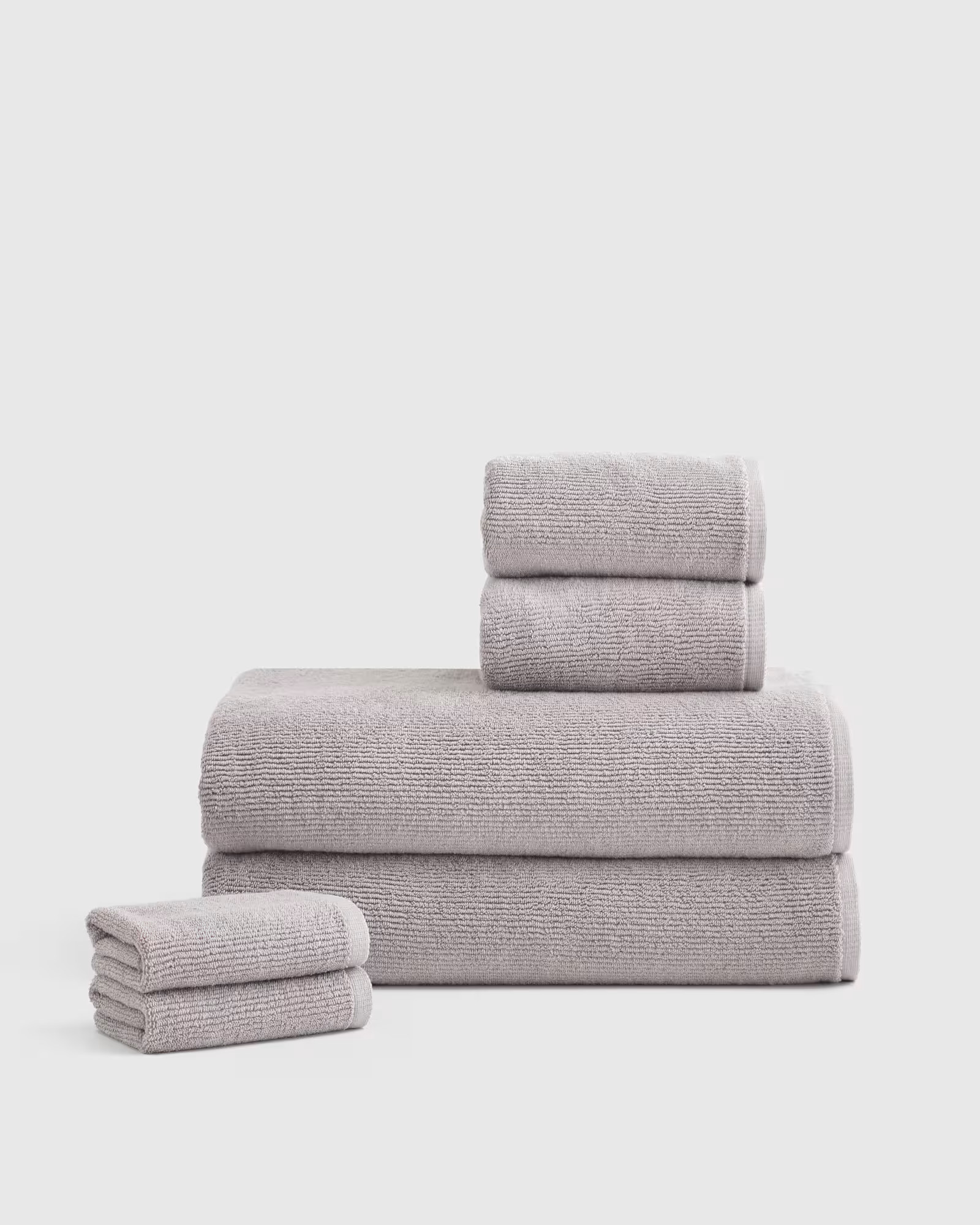 Turkish Ribbed Quick Dry Bath Sheet Bundle | Quince