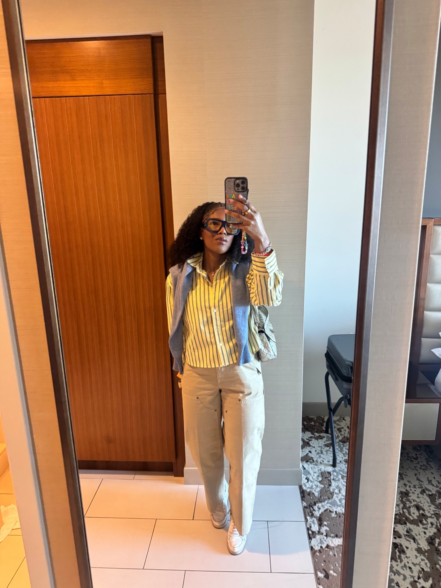 Business Casual, But Make It Effortless
When comfort meets confidence — this striped button-down, relaxed khakis, and cashmere sweater combo gives polished without trying too hard. Perfect for casual Fridays, travel days, or when you want to look put-together but still feel like you.

Tip: Play with texture and color — soft yellows and blues add just the right pop while keeping things refined.
👟 Style it down with sneakers or switch to loafers for a sharper finish.

#OOTD #LTKStyle #BusinessCasual #EffortlessStyle #WorkwearEdit #ChicAndComfortable #LTKFallFashion #ModernClassic #OfficeStyleInspo