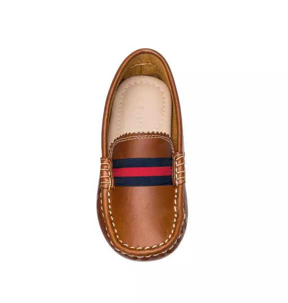 Elephantito Club Loafer Natural Brown | Janie and Jack