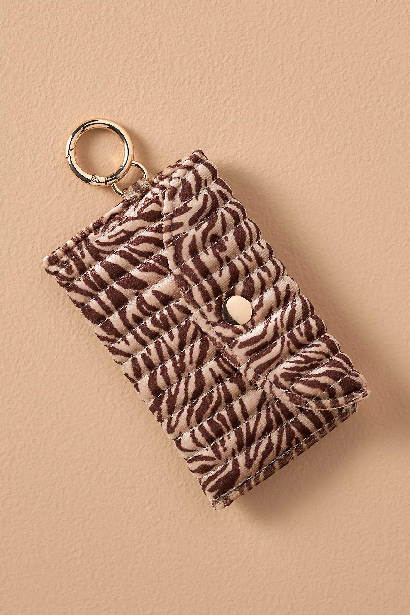 Quilted Velvet Card Holder | Anthropologie (US)