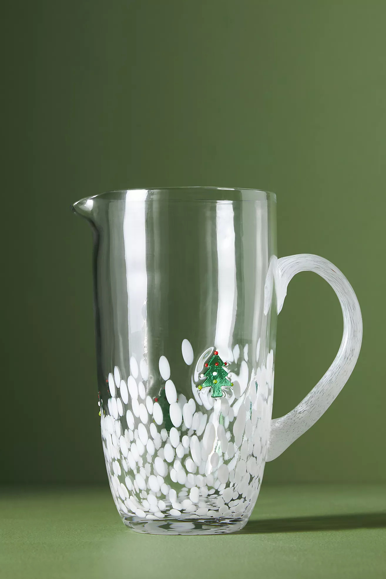Festive Icon Glass Pitcher | Anthropologie (US)