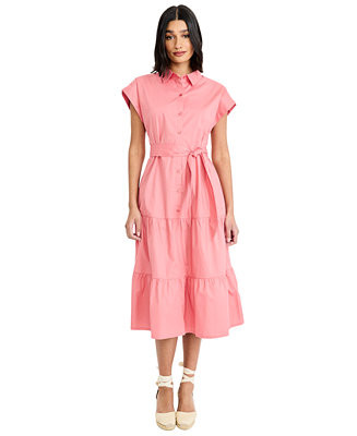 Women's Collared Shirt Dress | Macy's