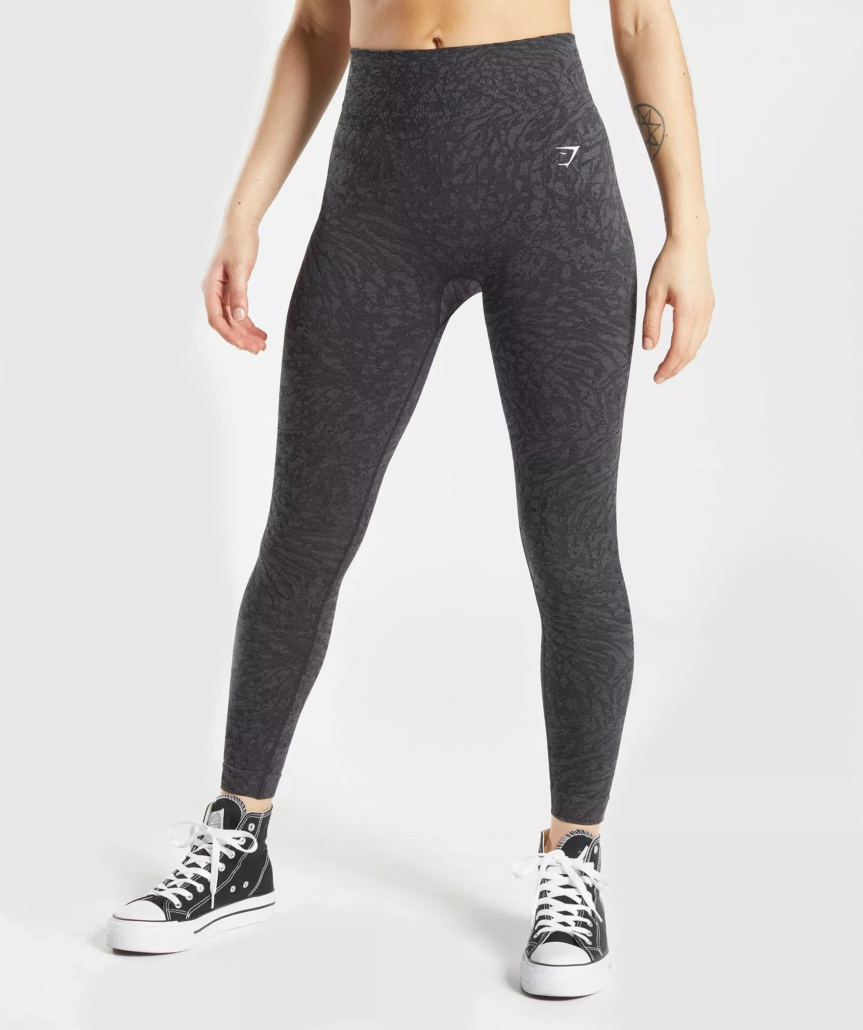 Gymshark Adapt Animal Seamless Leggings - Iceberg Blue/Thunder Blue