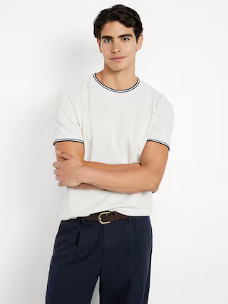 Textured Pique T-Shirt | Old Navy (US)