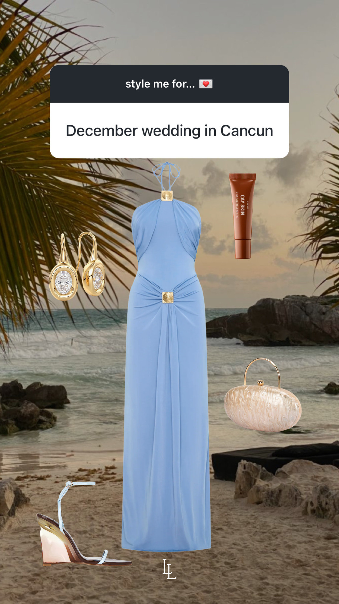 outfit inspo for a wedding guest dress in cancun in december!  

 #LTKootd #LTKTravel #LTKWedding