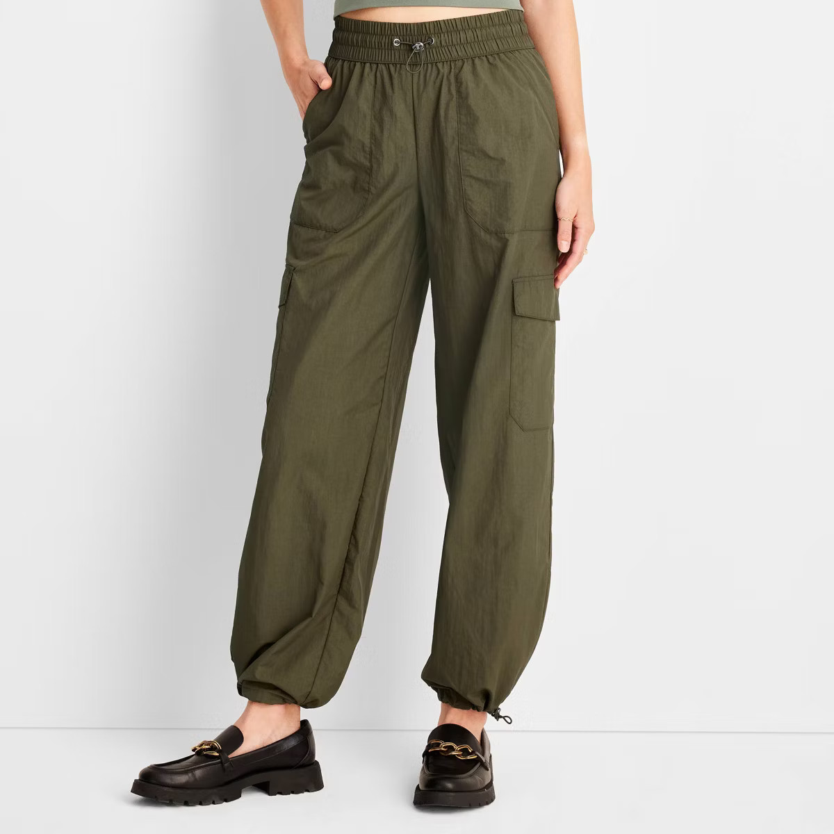 Women's Mid-Rise Slim Straight Fit Jogger Pants - A New Day™ | Target
