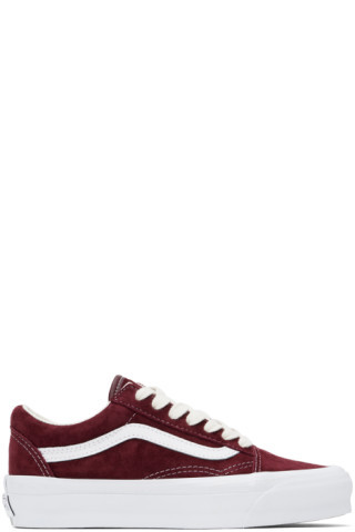 Burgundy Premium Old Skool 36 Sneakers | SSENSE