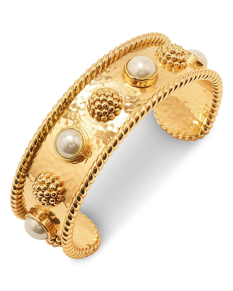Capucine De Wulf Berry & Jade Cuff Bracelet in 18K Gold Plated | Bloomingdale's (US)