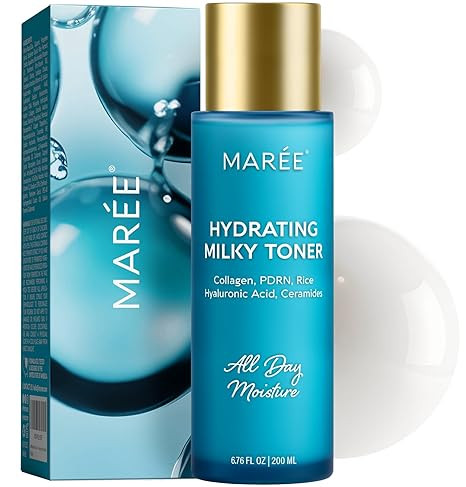 MAREE Hydrating Milky Toner for Face - Rice Toner with Niacinamide & Collagen - Skin Barrier Repa... | Amazon (US)