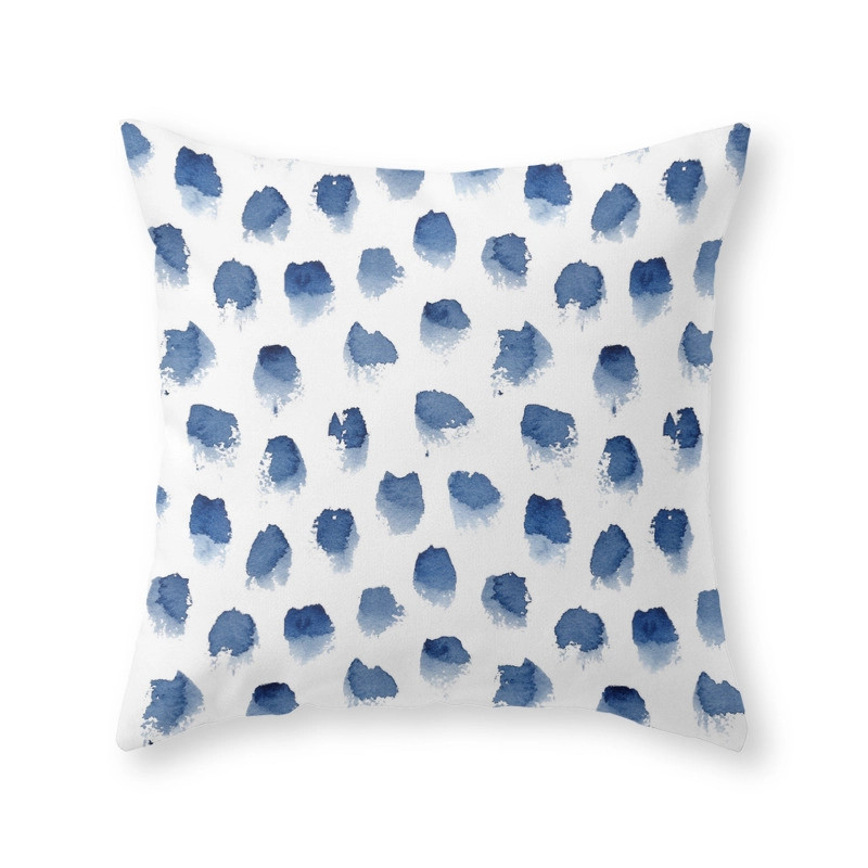 Watercolor Dots Throw Pillow by mwavery23 | Society6