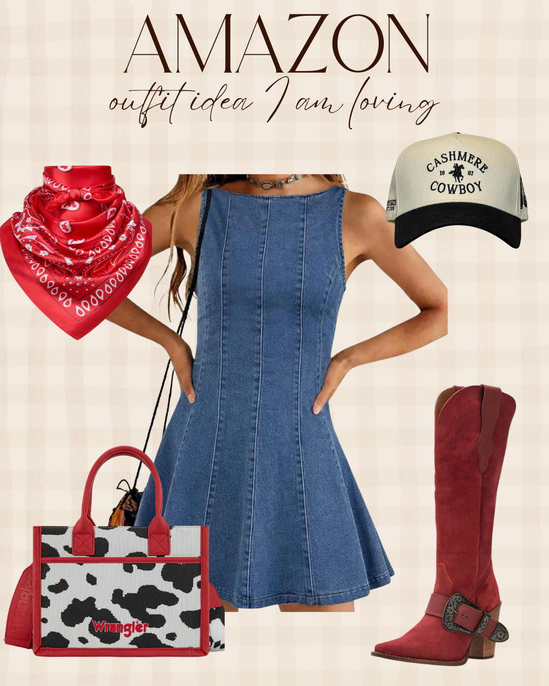 I am obsessed with that cow print bag OMG! 

 #LTKgrwm #LTKootd #LTKSeasonal