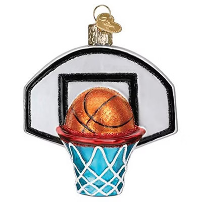 Old World Christmas Glass Blown Ornament for Christmas Tree, Basketball Hoop | Target