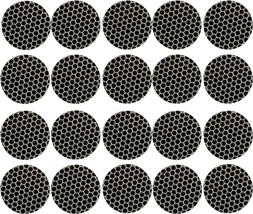 Black Honeycomb Match Striker Paper Sheets Self Adhesive 1 Inch Circle | Amazon (US)
