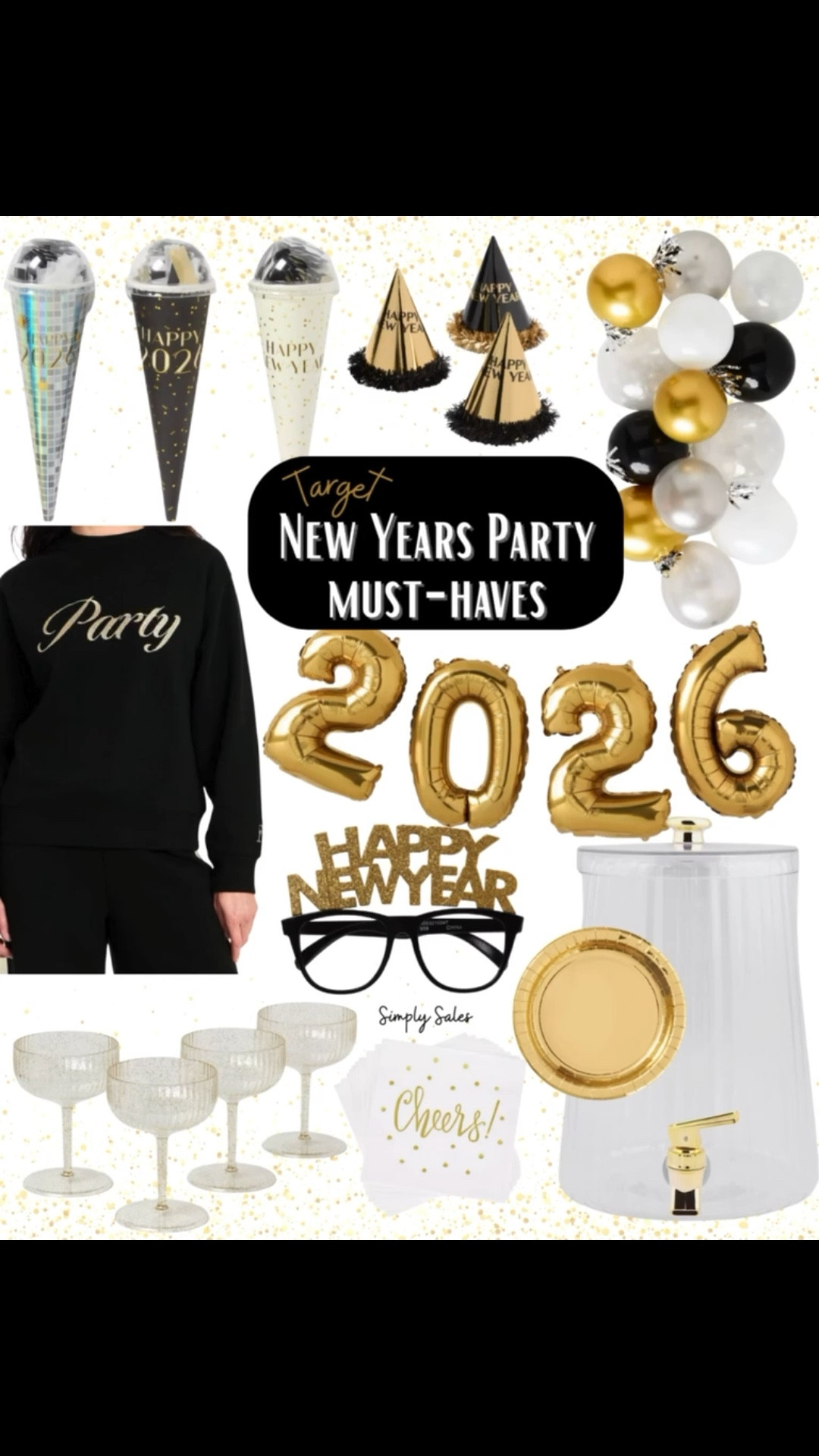 New Year’s Eve hosting on easy mode ✨
Target’s Spritz line is always my go-to for last-minute NYE vibes that still look put together.
• Gold + black party décor
• $3 napkins (cute & because spills happen)
• Glitter champagne coupes
• Balloons, hats, confetti — all the fun stuff
• And yes… that “Party” sweatshirt is perfect for hosting or staying cozy at home
Most of this is available for same-day pickup or delivery, so you can still pull it together without running all over town.
Simple, festive, affordable. Exactly how NYE should be 🥂✨
#TargetFinds #TargetStyle #SpritzParty #NYEAtHome #NewYearsEve #HostingMadeEasy


#LTKHoliday #LTKGiftGuide #LTKSeasonal