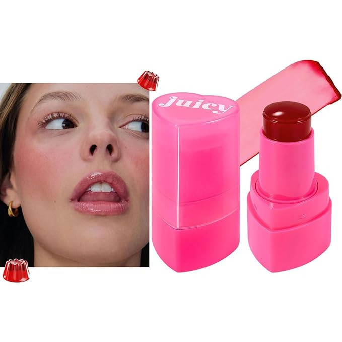 Multi-Use Water Jelly Tint Stick Sheer Lip & Cheek Stain Finish, 3-In-1 Cheek Blush & Eyeshadow &... | Amazon (US)
