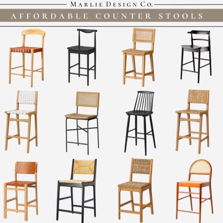Affordable Counter Stools | barstools | kitchen furniture | bar furniture | black chair | Target | affordable furniture | kitchen decor 

#LTKsalealert #LTKFind #LTKhome
