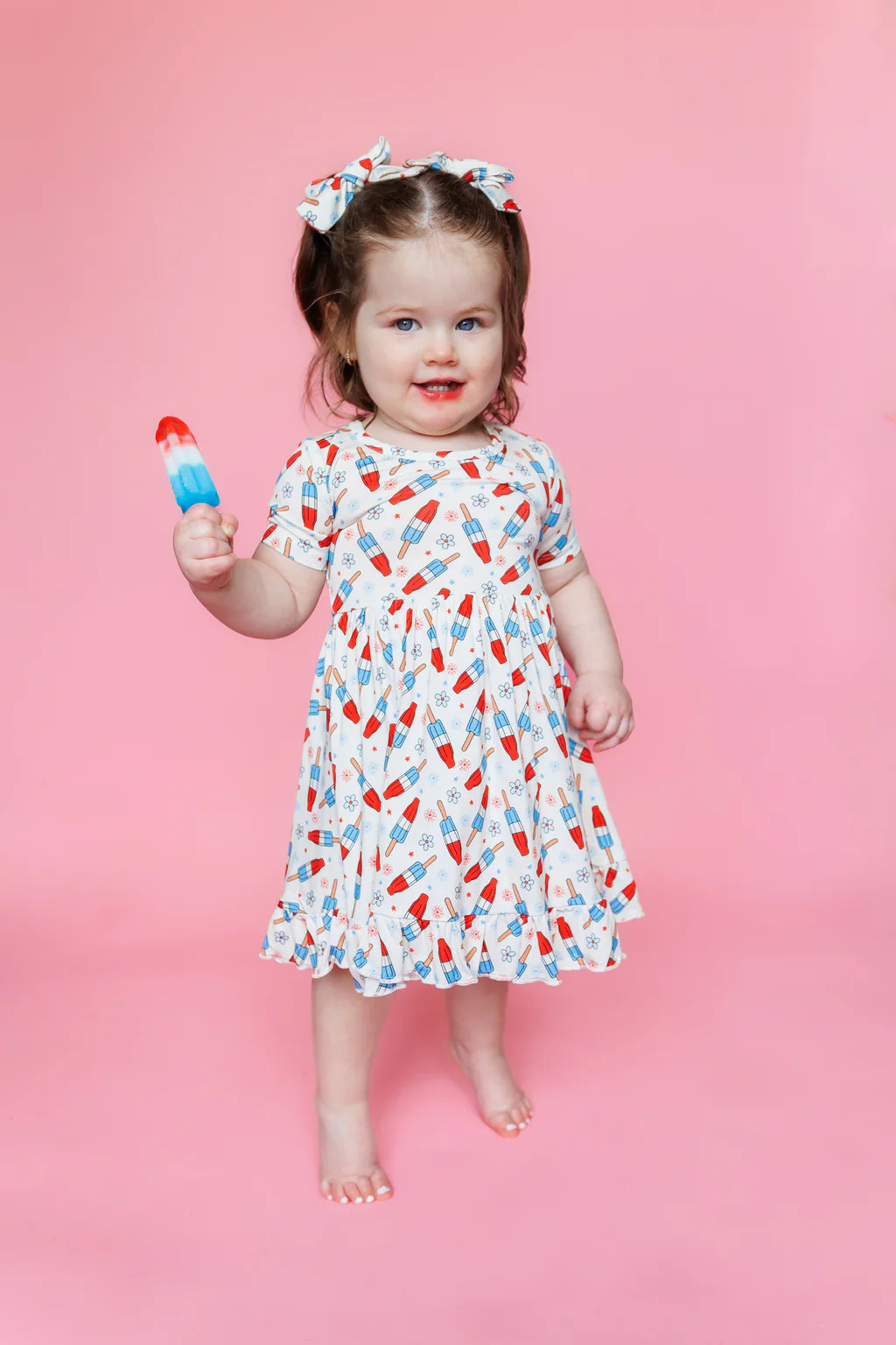 LITTLE MISS FIRECRACKER DREAM RUFFLE DRESS | DREAM BIG LITTLE CO