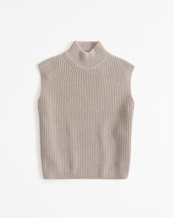 Women's Sleeveless Turtleneck Sweater | Women's New Arrivals | Abercrombie.com | Abercrombie & Fitch (US)