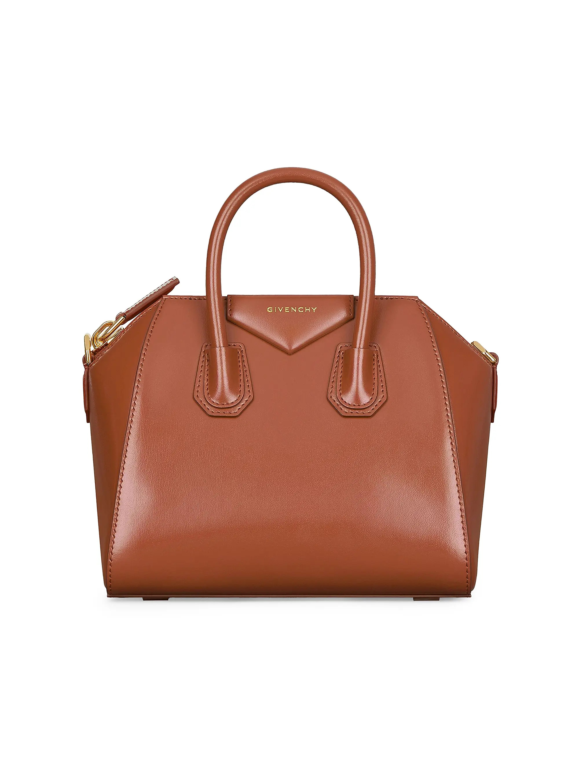 Mini Antigona Top Handle Bag in Box Leather | Saks Fifth Avenue