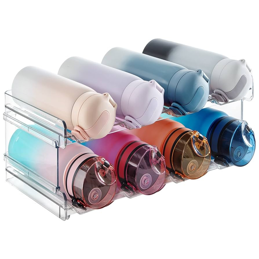 Lifewit Stackable Water Bottle Organizer/Holder for Cabinet Fridge, Kitchen Pantry Organization a... | Amazon (US)