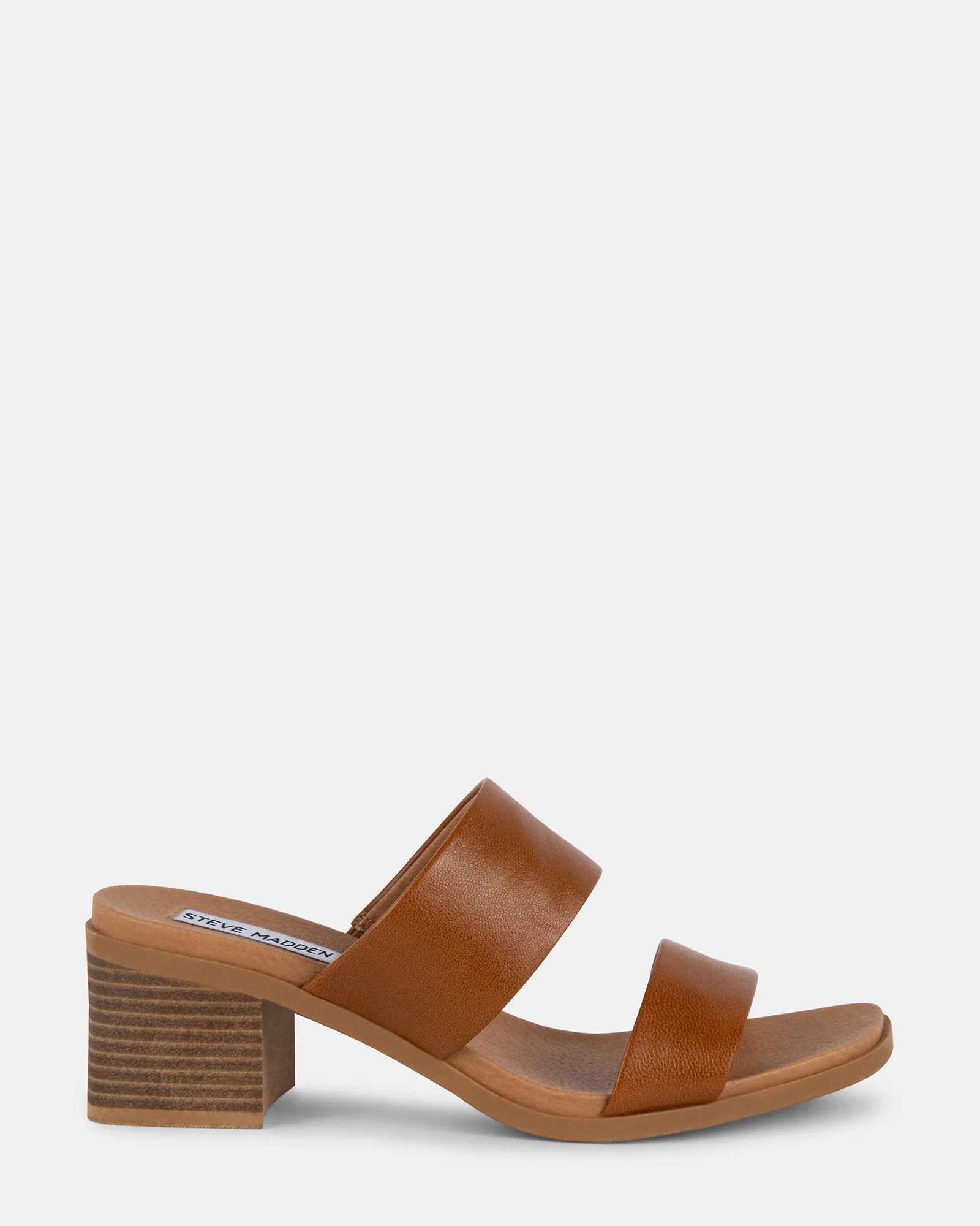 PIPPA Tan Strappy Block Heels | Women's Designer Heels | Steve Madden (Canada)