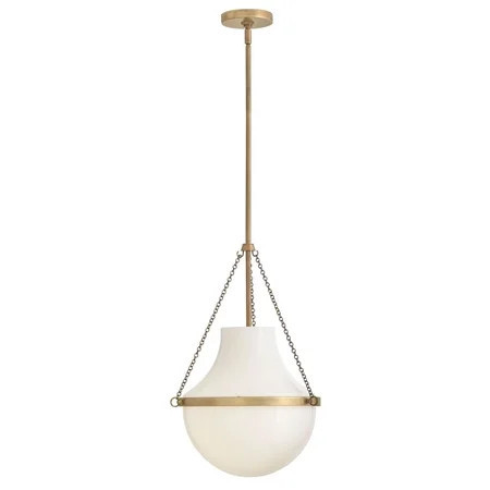 46897HB-Hinkley Lighting-Collins - 12W 1 LED Medium Pendant-20.25 Inches Tall and 15 Inches Wide-Heritage Brass Finish | Walmart (US)