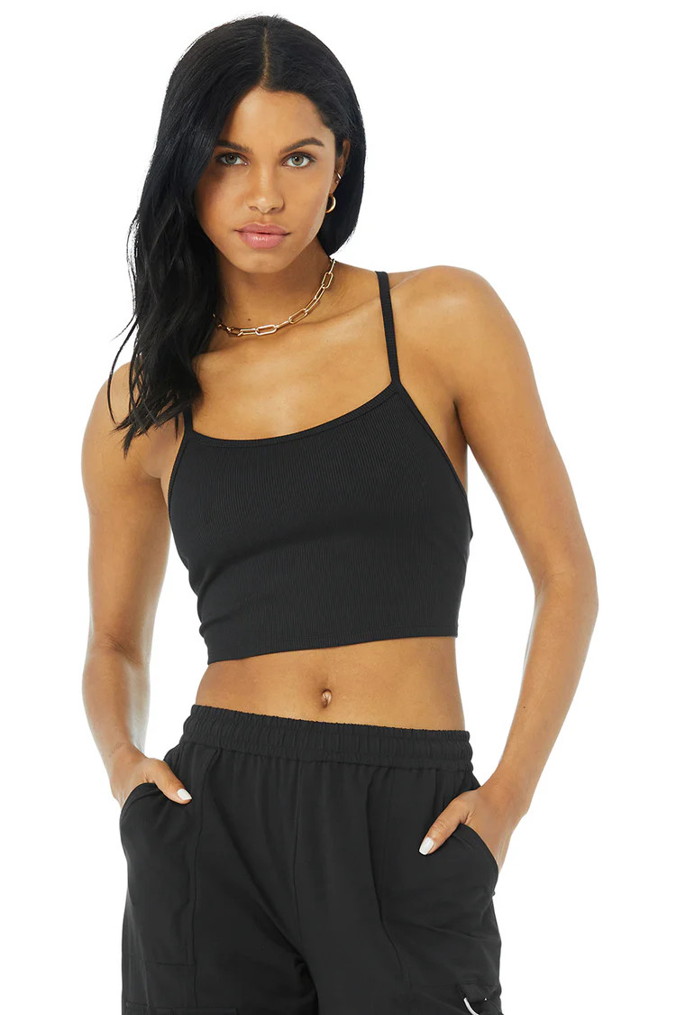 Alosoft Ribbed Crop Calm Tank | Alo Yoga (US)