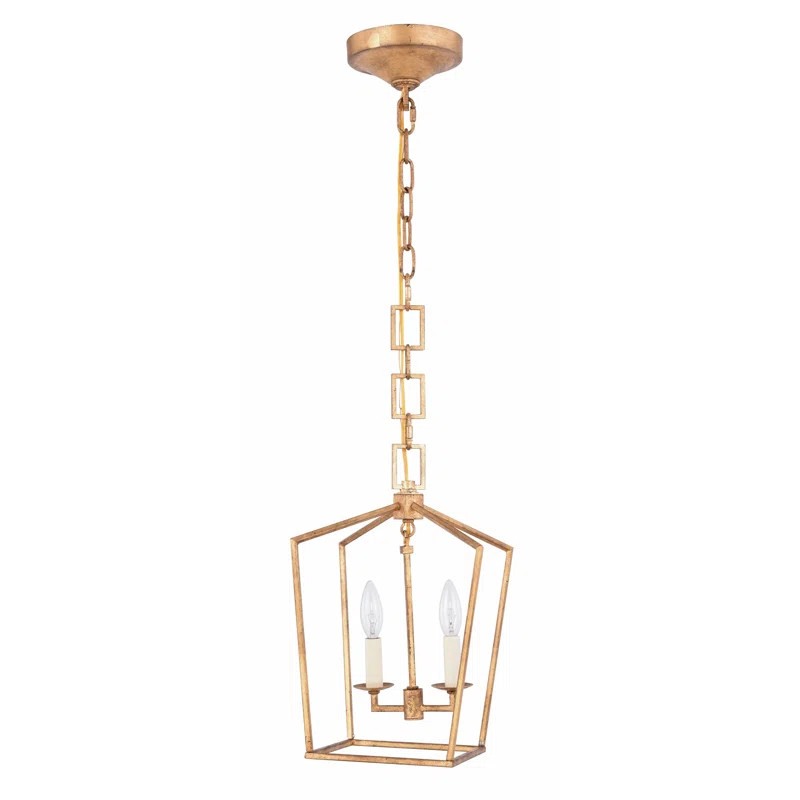 2-Light Single Geometric Pendant | Wayfair North America