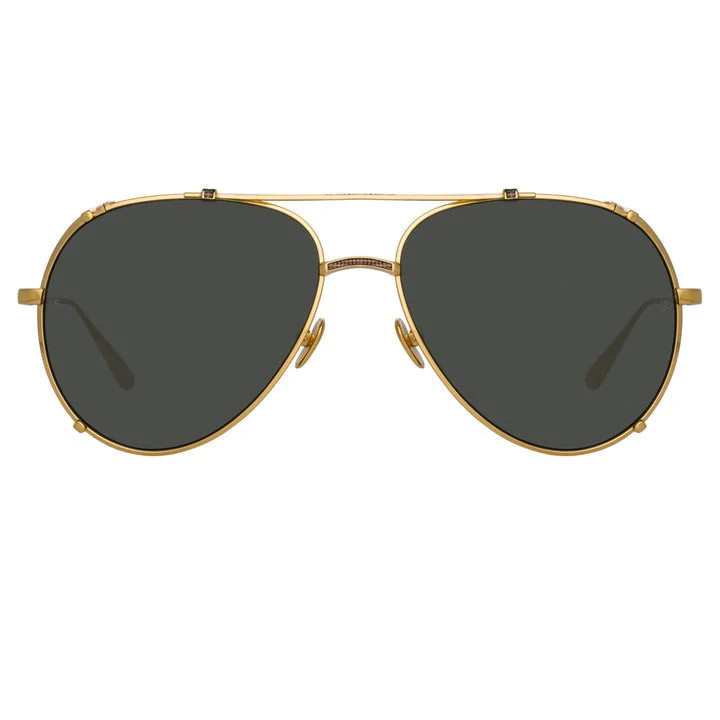 Newman Aviator Sunglasses In Y | Shop Simon