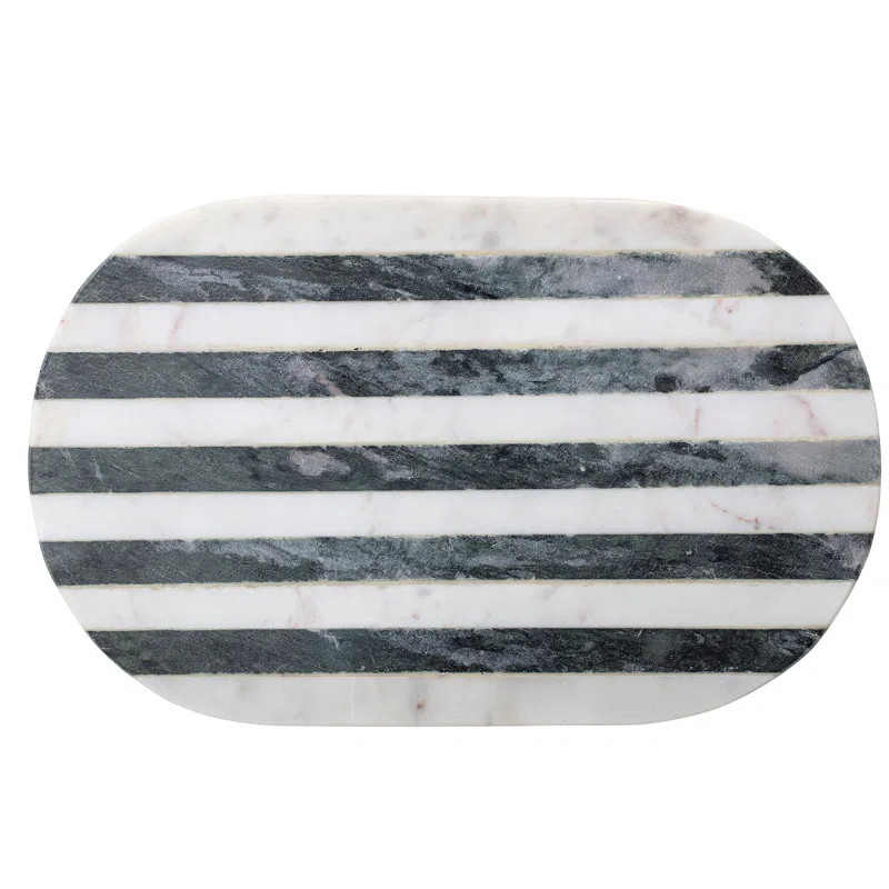 Schlesinger Marble Cheese and Cutting Board with Stripes | Wayfair North America