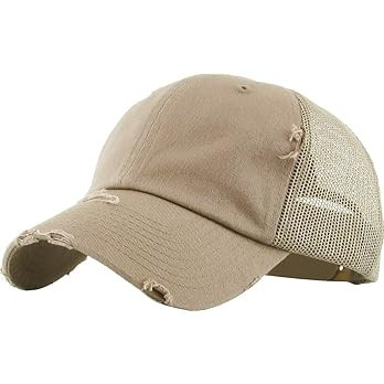 KBETHOS Vintage Washed Distressed Cotton Dad Hat Baseball Cap Adjustable Polo Trucker Unisex Styl... | Amazon (US)
